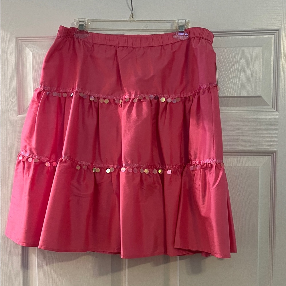 Pink Tiered Skirt